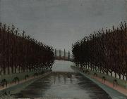 Henri Rousseau Le Canal Sweden oil painting artist